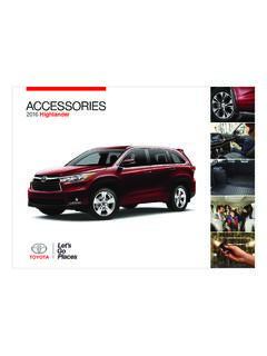 ACCESSORIES - Toyota Official Site