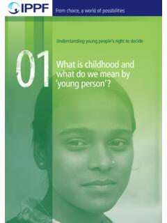 What is childhood and what do we mean by ‘young ... - IPPF