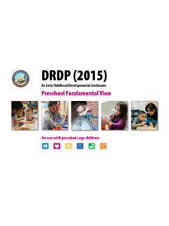 DRDP (2015) Preschool Fundamental View - Desired Results