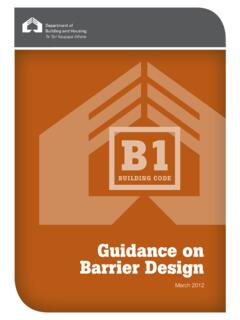 Guidance on Barrier Design - Building Performance