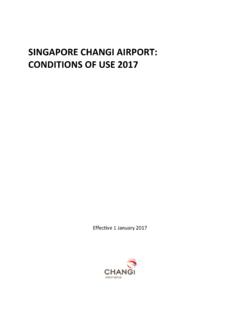 CAG Conditions of Use - Changi Airport