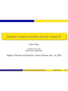 Euclidean Twistor Unification and the Twistor P1