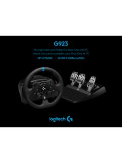 Racing Wheel and Pedals For Xbox One and PC ... - Logitech