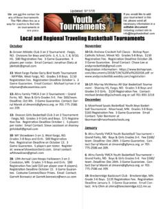 one place. Local and Regional Traveling Basketball …