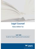Value-Added Tax VAT 409 - SARS