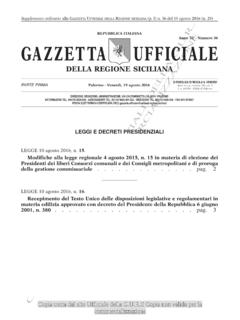REPUBBLICA ITALIANA Anno 70&#176;- Numero 36 GAZZETTA …