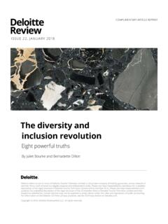 The diversity and inclusion revolution - Deloitte
