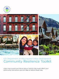 HUD Community Resilience Toolkit