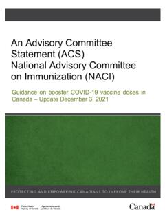 An Advisory Committee Statement (ACS) National Advisory ...