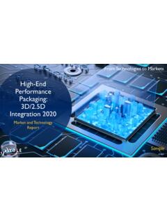 High-End Performance Packaging: 3D/2.5D Integration 2020