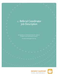 4- Referral Coordinator Job Description