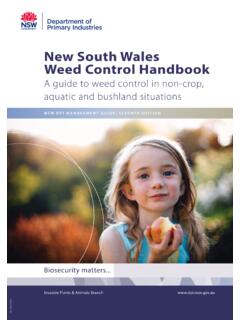 New South Wales Weed Control Handbook, Seventh Edition