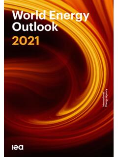 World Energy Outlook 2021