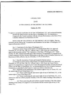 Constitution of the State of Washington, D.C. - DC Statehood