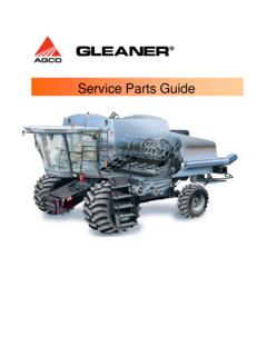 SERVICE PARTS GUIDE Service Parts Guide