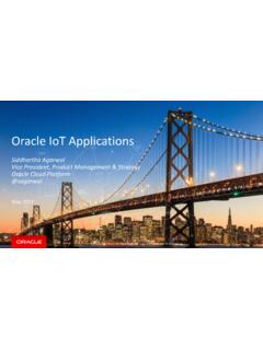 Oracle IoT Applications - web.stanford.edu