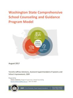 Comprehensive School Counseling and Guidance Program …