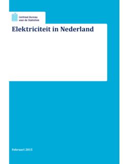Elektriciteit in Nederland - CBS