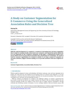 A Study on Customer Segmentation for E …