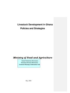 Livestock Development in Ghana - FAOLEX Database | Food ...