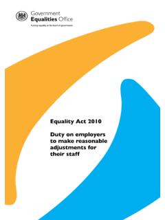 Equality Act 2010: Duty on employers to make reasonable ...