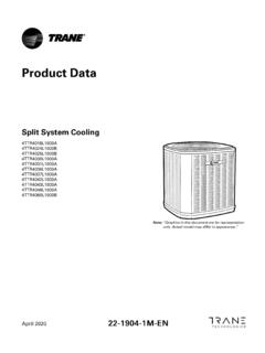 Product Data - Trane