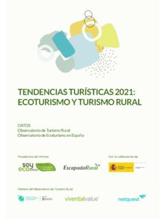 TENDENCIAS TUR&#205;STICAS 2021: ECOTURISMO Y TURISMO …