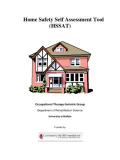 Home Safety Self Assessment Tool (HSSAT)