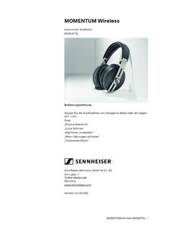 MOMENTUM Wireless - Sennheiser