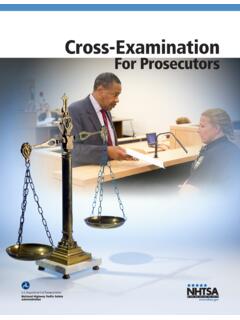 Cross-Examination - National District Attorneys Association