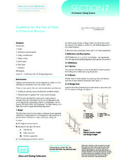 Guidelines for the Use of Glass - fhbrundle.co.uk