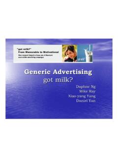Got Milk Advertising Strategy - University of California ...