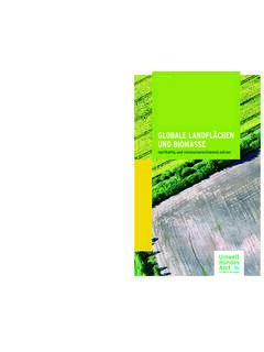 Umweltbundesamt: Globale Landfl&#228;chen und Biomasse ...