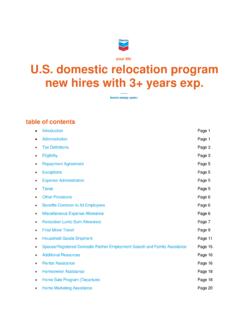 your life U.S. domestic relocation program new hires with ...