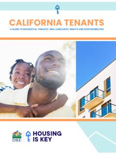 California Tenants - A Guide to Residential Tenants' and ...