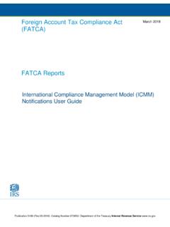 Foreign Account Tax Compliance Act (FATCA) …