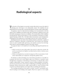 9 Radiological aspects - WHO