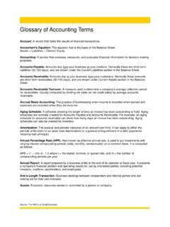 Glossary of Accounting Terms - El Paso CPA &amp; Tax Firm