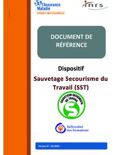 DOCUMENT DE R&#201;F&#201;RENCE Dispositif Sauvetage Secourisme …