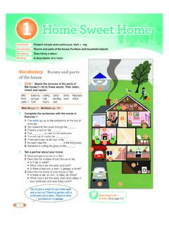 1 Home Sweet Home - Pearson