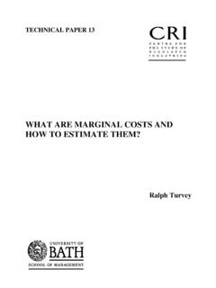 WHAT ARE MARGINAL COSTS AND HOW TO ... - …