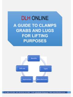 A GUIDE TO CLAMPS GRABS AND LUGS FOR LIFTING …