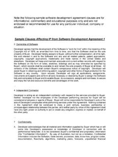 Software Development Agreement - DataDynamicsNW