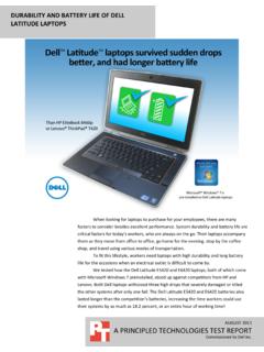 Durability and battery life of Dell Latitude laptops