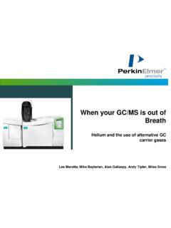 Helium and the use of alternative GC carrier ... - mi …