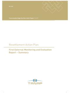 Resettlement Action Plan - TANAP