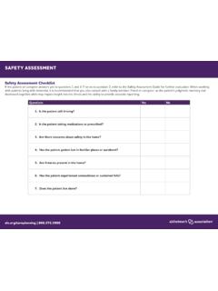Safety Assessment Guide and Checklist