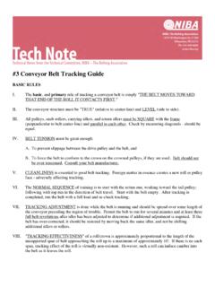 #3 Conveyor Belt Tracking Guide - Pooley, Inc