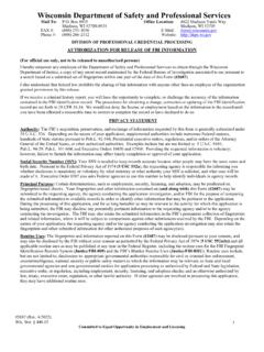 #2687, Authorization for Release of FBI Information
