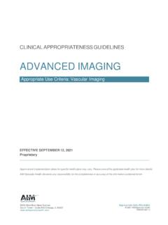 ADVANCED IMAGING - AIM Specialty Health